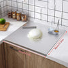 Non-Slip Stainless Steel Cutting Board - NestifyNon-Slip Stainless Steel Cutting Board
