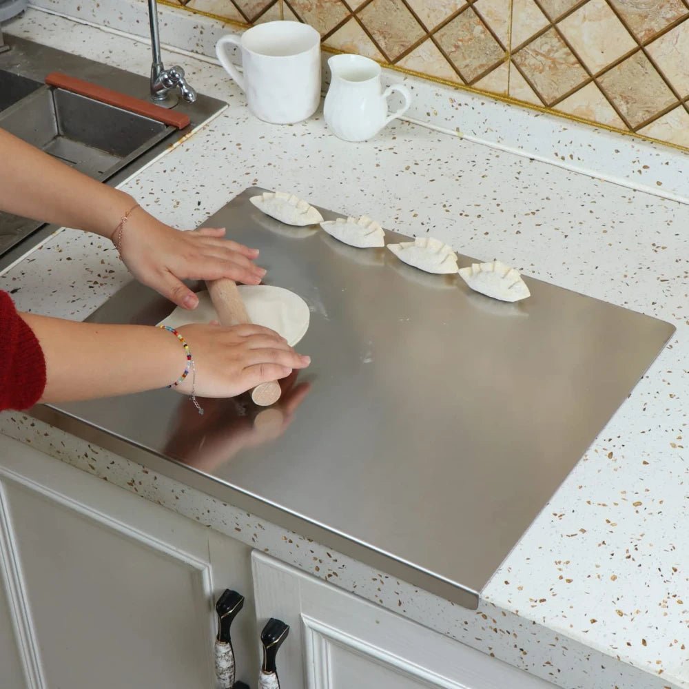 Non-Slip Stainless Steel Cutting Board - NestifyNon-Slip Stainless Steel Cutting Board