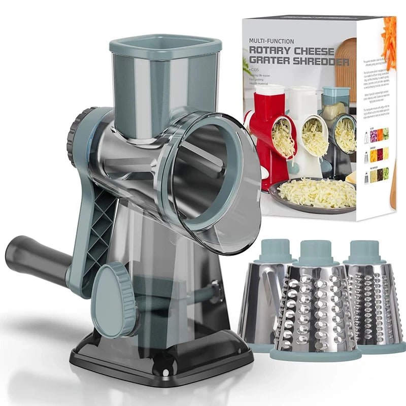 Versatile Manual Rotary Vegetable Slicer - NestifyVersatile Manual Rotary Vegetable Slicer
