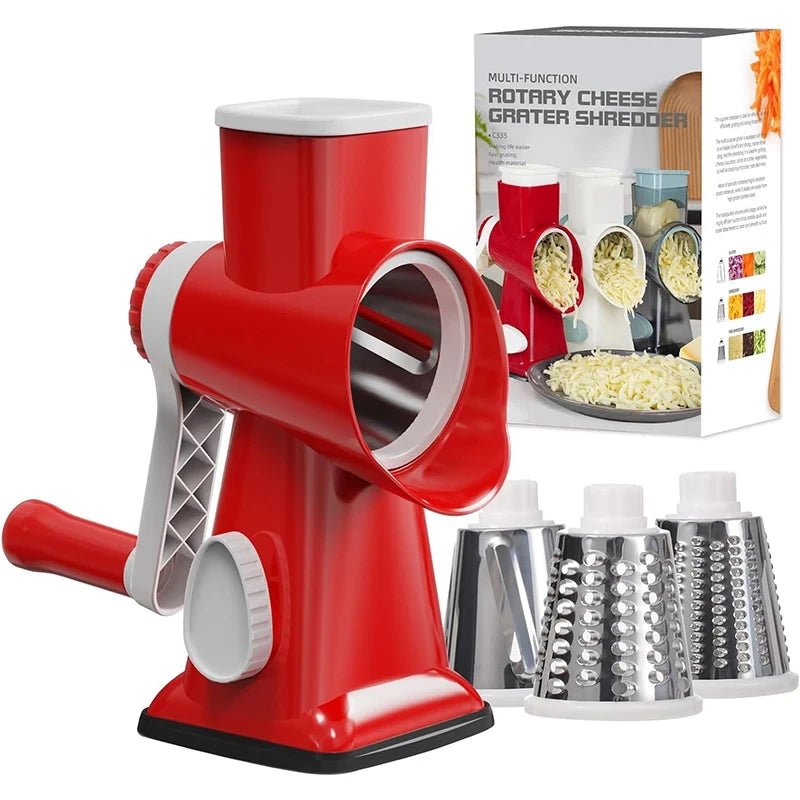Versatile Manual Rotary Vegetable Slicer - NestifyVersatile Manual Rotary Vegetable Slicer